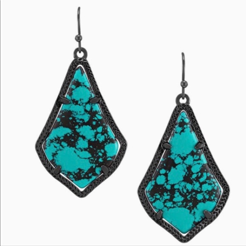 Kendra Scott Alex Teal Earrings